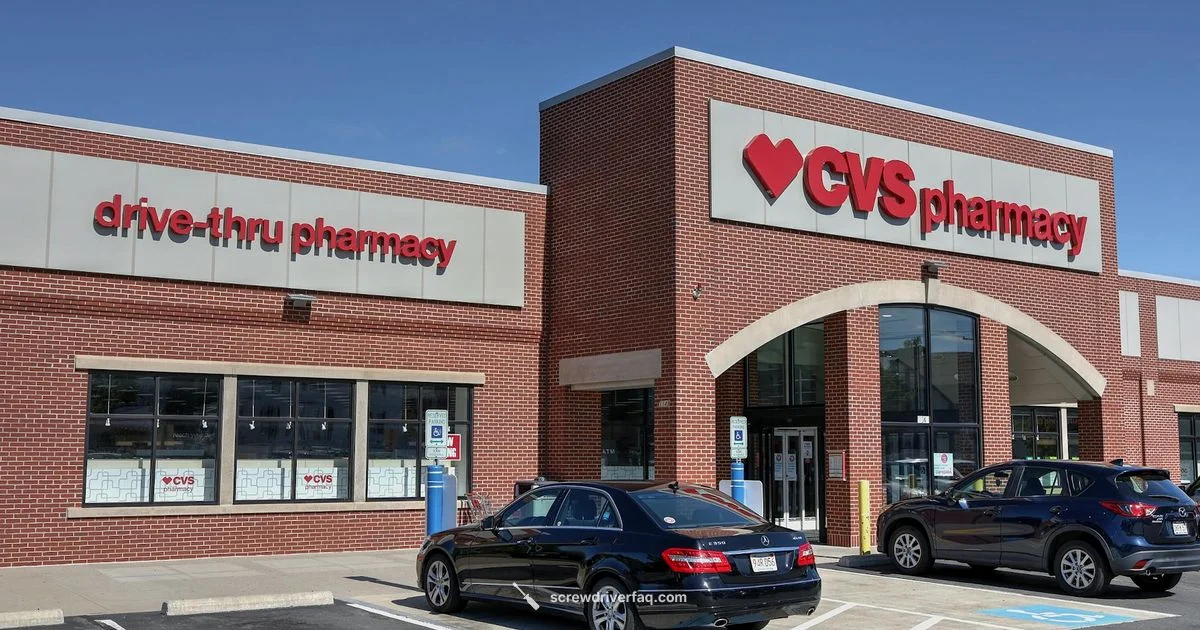 CVS Screwdriver Availability - Screwdriver FAQ