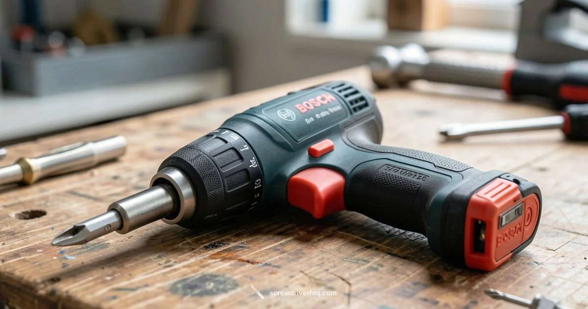 Bosch Rechargeable Screwdriver - Screwdriver FAQ