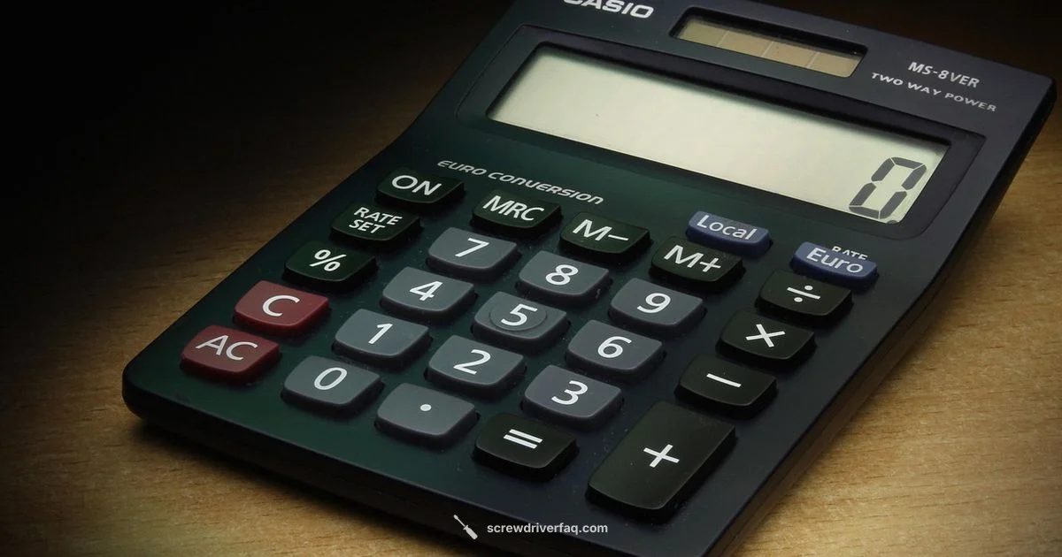 Casio Repair Tools - Screwdriver FAQ