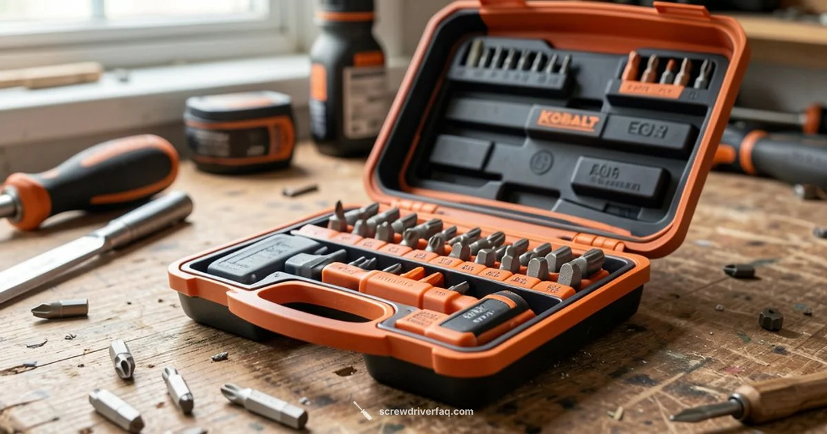 Kobalt Bit Set Guide Kobalt Bit Set Guide - Screwdriver FAQ