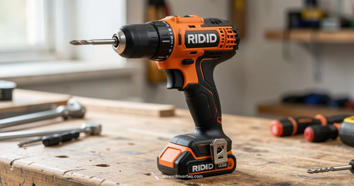 Ridgid Cordless Guide - Screwdriver FAQ