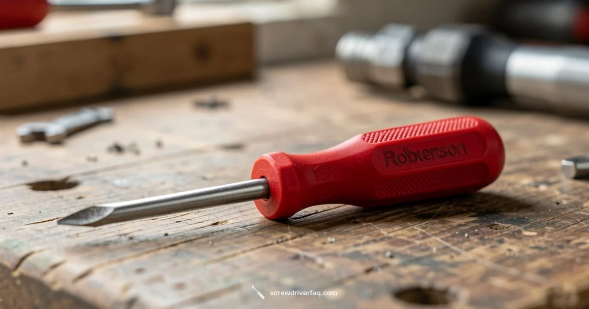 Red Robertson Screwdriver - Screwdriver FAQ
